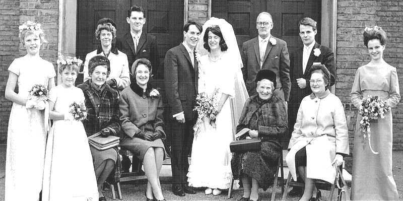 David & Christine Audcent wedding 1965