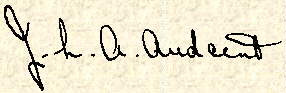 Signature of Jacques AUDCENT